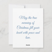 Christus ist Geboren Weihnachten (Rückseite)