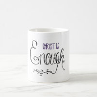 Christus ist genügend Kaffee-Tasse