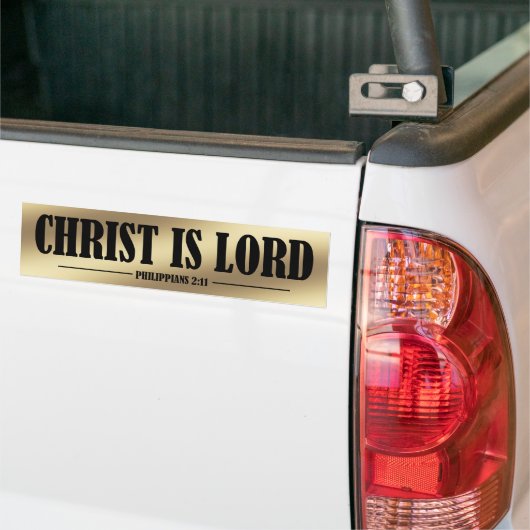 Christus ist Herr Autoaufkleber (Auf Lkw)