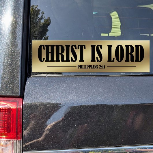 Christus ist Herr Autoaufkleber
