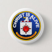 Christus ist - identische CIA-Ikone lebendig Button (Vorderseite)