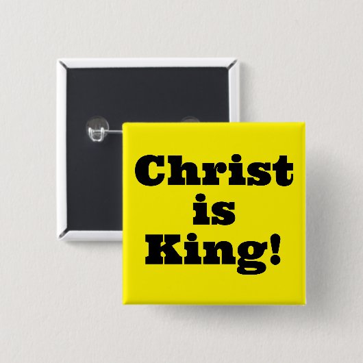 Christus ist König! Button (Vorne & Hinten)
