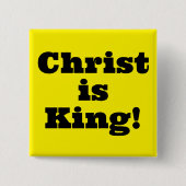 Christus ist König! Button (Vorderseite)
