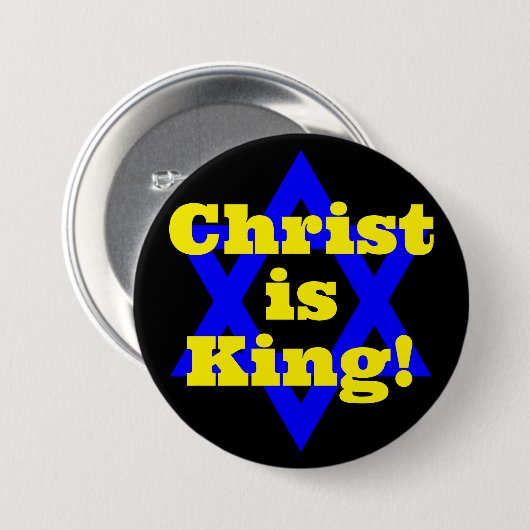 Christus ist König! Button (Vorne & Hinten)