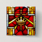 Christus ist König Button (Vorderseite)