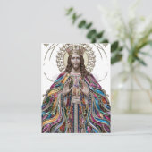 Christus ist König Feiertagskarte (Stehend Vorderseite)