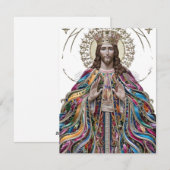Christus ist König Feiertagskarte (Vorne/Hinten)