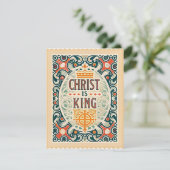 Christus ist König Feiertagskarte (Stehend Vorderseite)