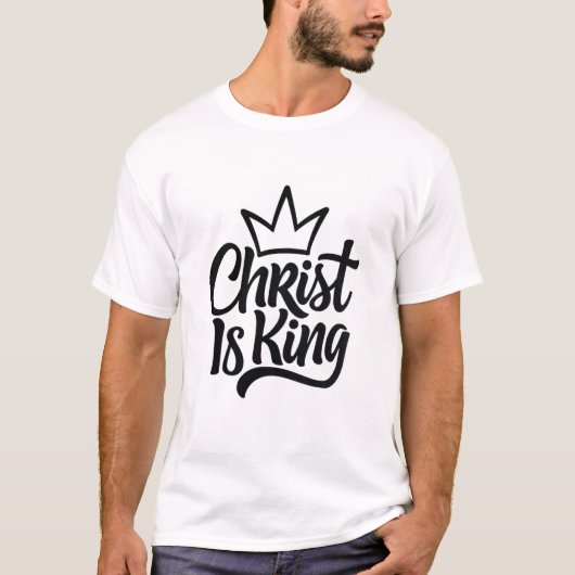 Christus ist König T-Shirt (Vorderseite)