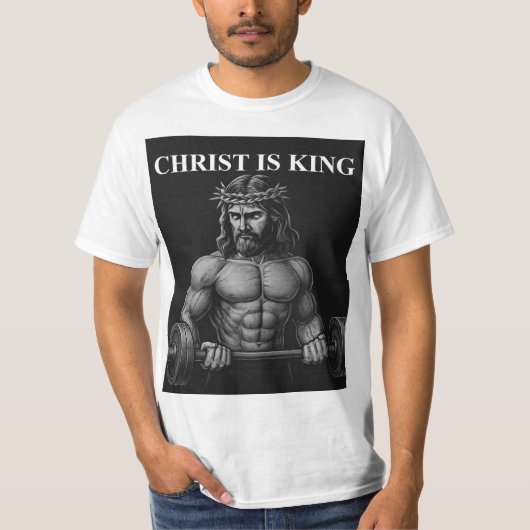 Christus ist König T-Shirt (Vorderseite)