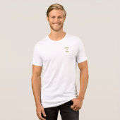 Christus ist König Tri-Blend Shirt (Vorderseite voll)
