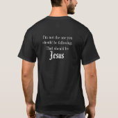 Christus ist mein König - individuell anpassbar T-Shirt (Rückseite)