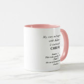 Christus ist meine Genealogische Tasse (VorderseiteRechts)