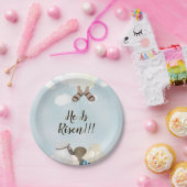 Christus ist Ostern verschont Pappteller (Party)