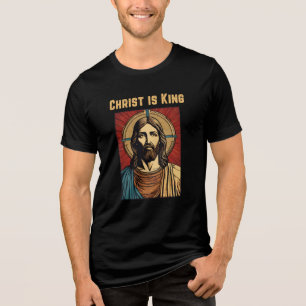 Christus ist politisch inkorrekt Christlich Tri-Blend Shirt