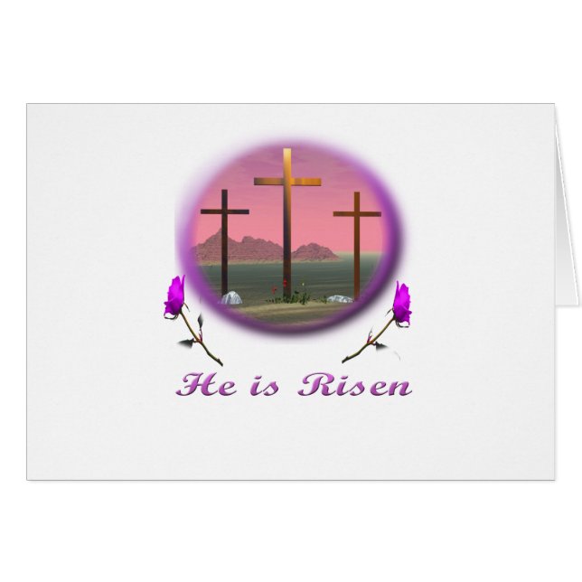 Christus ist Risen (Vorderseite (Horizontal))