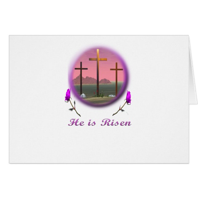 Christus ist Risen (Vorderseite (Horizontal))
