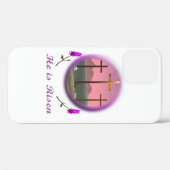 Christus ist Risen Case-Mate iPhone Hülle (Rückseite (Horizontal))