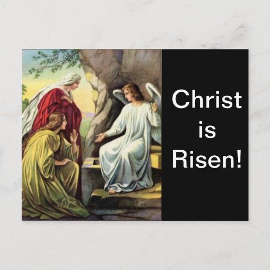 Christus ist Risen, doch ist er doch Risen! Postkarte (Vorderseite)