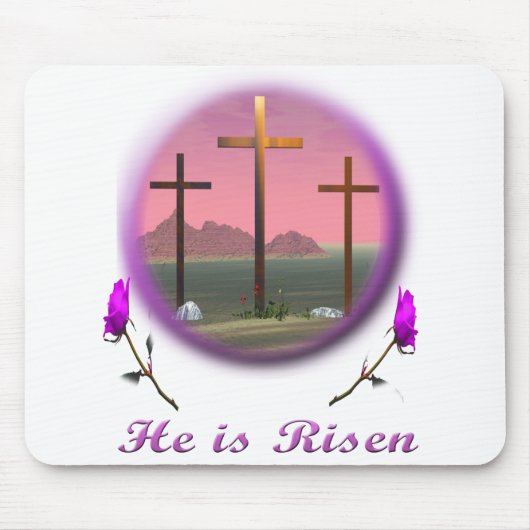 Christus ist Risen Mousepad (Vorne)