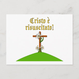 Christus ist Risen Postkarte