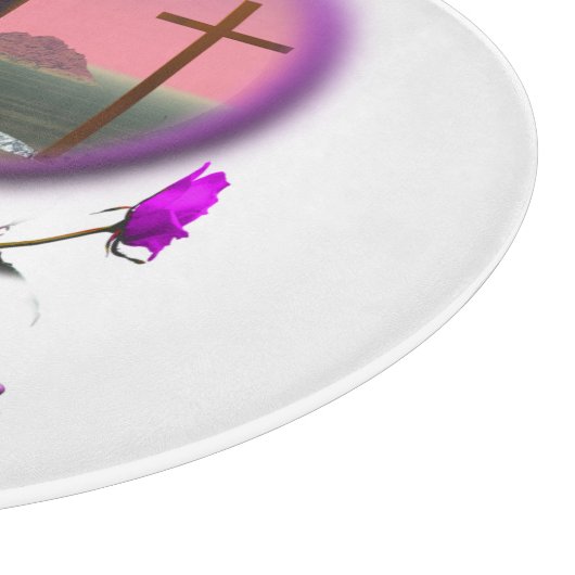 Christus ist Risen Schneidebrett (Ecke)