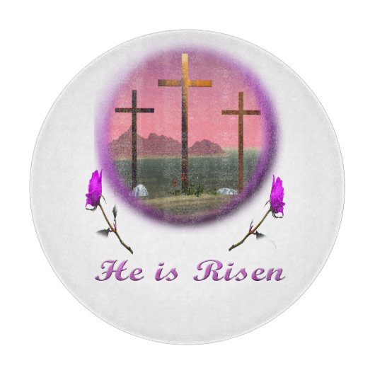 Christus ist Risen Schneidebrett (Vorderseite)