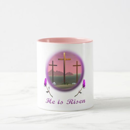 Christus ist Risen Tasse (Zentrum)