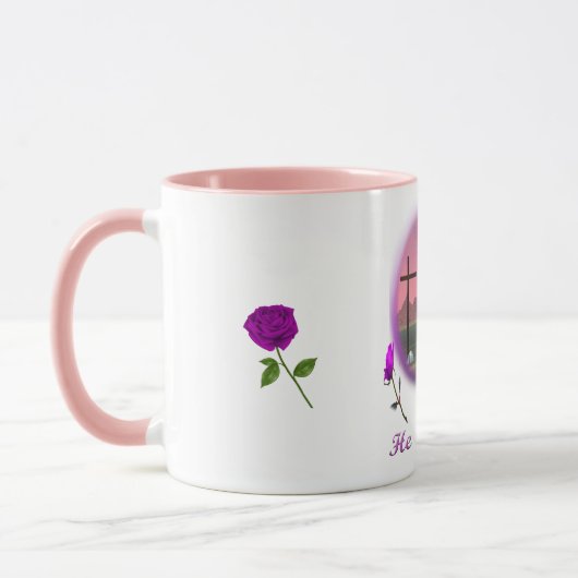 Christus ist Risen Tasse (Links)