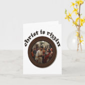 Christus ist Rizzin - Ostern Karte (Gelbe Blume)