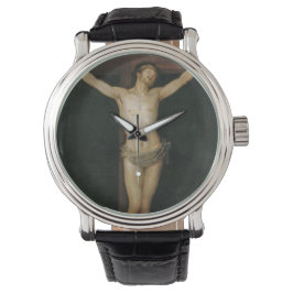 Christus (Jesus am Kreuz) (von Goya) Armbanduhr