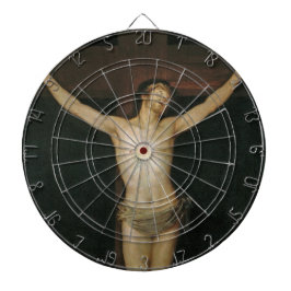 Christus (Jesus am Kreuz) (von Goya) Dartscheibe