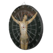 Christus (Jesus am Kreuz) (von Goya) Dartscheibe (Vorderseite rechts)