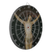 Christus (Jesus am Kreuz) (von Goya) Dartscheibe (Vorderseite Links)