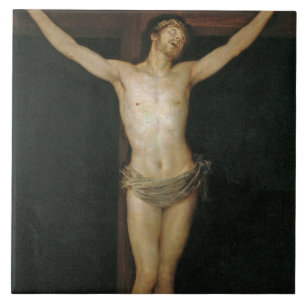 Christus (Jesus am Kreuz) (von Goya) Fliese