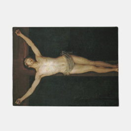 Christus (Jesus am Kreuz) (von Goya) Fußmatte