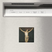 Christus (Jesus am Kreuz) (von Goya) Magnet (In Situ (Geschirrspüler))