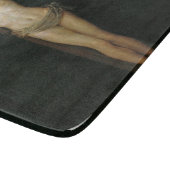 Christus (Jesus am Kreuz) (von Goya) Schneidebrett (Ecke)