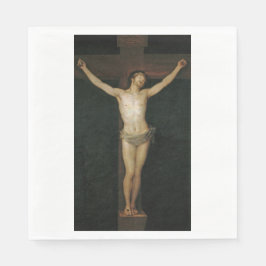 Christus (Jesus am Kreuz) (von Goya) Serviette