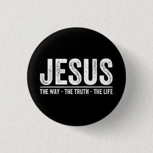 Christus Jesus Der Weg. Die Wahrheit. Das Leben Ge Button