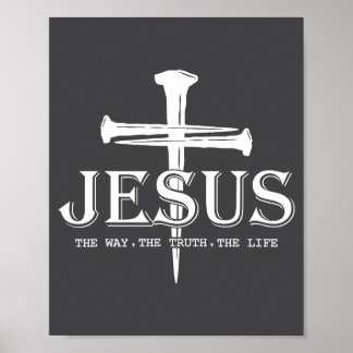 Christus Jesus Der Weg. Die Wahrheit. Das Leben Ge Poster