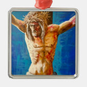 Christus Jesus Ornament Aus Metall (Vorne)