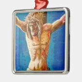Christus Jesus Ornament Aus Metall (Links)