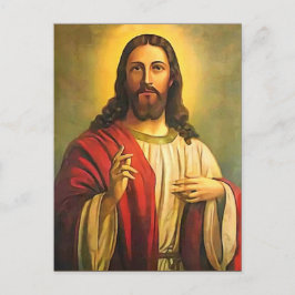 Christus Jesus segne seine Liebe nach der Postkart Postkarte