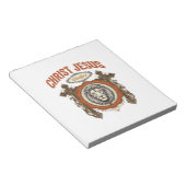 Christus Jesus Vintage Löwe Glaube Notizblock (angewinkelt)