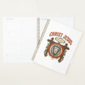 Christus Jesus Vintage Löwe Glaube Planer (Anzeige)