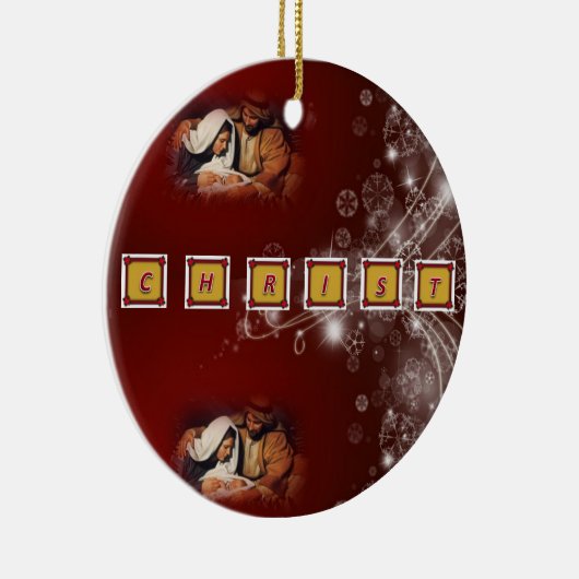 Christus Keramik Ornament (Rechts)