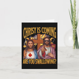 Christus kommt, du verschluckst das sonnige Offens Karte