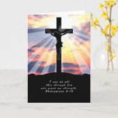Christus-Kreuz 4:13 mit 10015 Karte (Gelbe Blume)