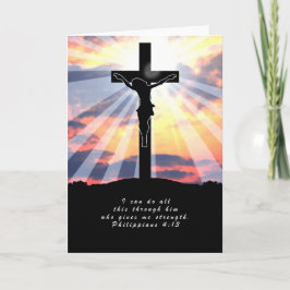Christus-Kreuz 4:13 mit 10015 Karte
